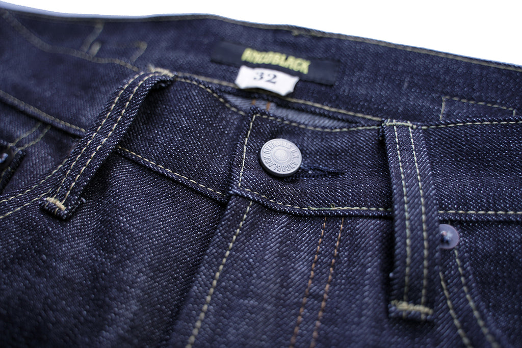Ancoblack 3700XX branded top button and heavy-duty belt loop construction