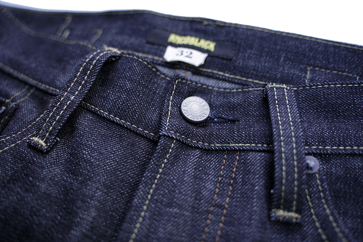 Ancoblack 3700XX branded top button and heavy-duty belt loop construction